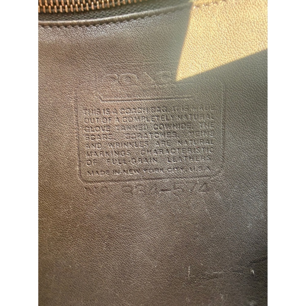 Coach Vintage Classic Shoulder Bag Flannel Grey New York City NYC 70's 80's - Picture 9 of 9